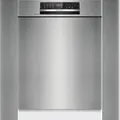 Produktbild: Bosch Serie 6 SMU6ECS12E Unterbau-Geschirrspüler, Höhe 81,5 cm, Breite 60 cm, Gebürsteter Stahl