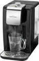 Produktbild: Heißwasserspender 2,2L Edelstahl Schwarz 2600W 45-100°C Schnellkocher