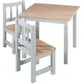 Produktbild: roba Baumann Kindersitzgruppe Woody Lack Grau Taupe