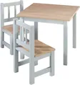 Produktbild: roba® Kindersitzgruppe Woody, Holzdekor/taupe, (3-tlg)