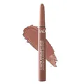 Produktbild: IsaDora Matte Eyeshadow Stick – Glatter braun Lidschattenstift für makelloses Augen-Make-up, langanhaltend, wischfest, wasserresistent – Veganes Make-up, tierversuchsfrei (61 Apricot Blush)