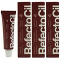 Produktbild: RefectoCil 4 Chestnut Kastanie 3 x 15 ml Augenbrauenfarbe & Wimpernfarbe Set OVP