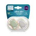 Produktbild: Philips Avent Ultra Air Schnuller, 2 Stück, BPA-freie Schnuller für Babys im Alter von 6–18 Monaten (Modell: SCF085/20)