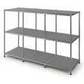 Produktbild: Floordirekt Metallregal Concept Epure MK-018 Standregal Sideboard 116 x 40 x 82 cm Grau