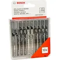 Produktbild: Bosch Zubehör 10tlg. Stichsägeblatt-Set Holz
