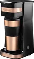 Produktbild: Bestron Kaffeemaschine Isolierbecher Filterkaffee Edelstahl kupfer 750 Watt