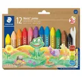 Produktbild: STAEDTLER Wachsmalstift 224 C12 Noris Junior Children's Thick Wax Crayons, Pack Of 12 Assorted