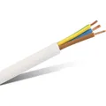 Produktbild: Lemvigh-Müller Plastkappeledning H05VV-F 3G1,50 hvid R50 - (50 meter) (50 m) (20303200606)