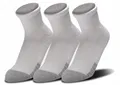 Produktbild: Quarter Socken 3-pack Herren 36,5-42 weiß