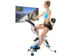 Produktbild: Skandika Heimtrainer Foldaway X-3000, Fitnessbike, F-Bike mit Lehne, Ergometer Fahrrad, klappbar, Multi-Gym 4 in 1, Kinomap App, LCD-Display, Bluetooth