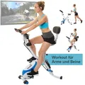 Produktbild: Skandika Fitnessbike Foldaway X-3000 X-Bike F-Bike mit Lehne weiß Neu