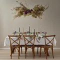 Produktbild: Tischdecke Leinen groß Landhaus Blumen 145x220 Garten Esszimmer Maschinenwäsche