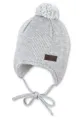 Produktbild: Sterntaler® Strickmütze Bommelmütze (1-St) mit Bindebänder und Ohrenklappen