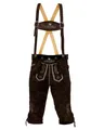 Produktbild: Steigenhöfer Manufaktur Trachtenlederhose Lederhose Herren Tracht Kniebund - Reinhold - 100% Rindsleder (Inklusive verstellbarer Träger) Traditionelle Echtlederhose - Ideal für Dein Oktoberfest Herren Outfit