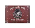 Produktbild: ACCENTRA Adventskalender Old Skull Adventskalender Pflege-Box Retro  24 Türchen Geschenkidee, Tägliche Wohlfühlmomente: Kalender mit dekorativer Box