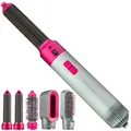 Produktbild: ProfiCare® Warmluftbürste | 4in1 Hairstyler für Locken, Volumen, Glätten und Trocknen | 1000W Rundbürstenföhn | Föhnbürste 3 Stufen | inkl. Organizer für Aufbewahrung | Airstyler PC HAS 3132 pink