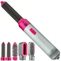 Produktbild: ProfiCare Warmluftbürste | 4in1 Hairstyler für Locken, Volumen, Glätten und Trocknen | 1000W | 3 Stufen | inkl. Organizer | PC HAS 3132 pink - Grau