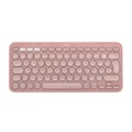 Produktbild: Logitech Pebble Keys 2 K380s Bluetooth-Tastatur QWERTZ Rosa 2x AAA Akkus OVP NEU