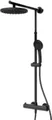 Produktbild: SCHULTE DuschMaster Rain mit Thermostatarmatur - BLACK STYLE