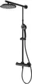Produktbild: Duschsäule inkl. Thermostat Schulte Classic rund Black Style D9640 68
