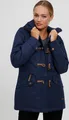Produktbild: OXMO OXBrooke Damen Winterparka Parka Mantel Im Dufflecoat Stil mit Kapuze