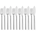 Produktbild: Nuova Fischbesteck Set 12 teilig, Fischset für 6 Personen, Fischgabel, Fischm...