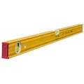 Produktbild: STABILA Wasserwaage Type 80 AS, 80 cm, verstärktes Alu-Profil, 1 Horizontal-Libelle, 1 Vertikal-Libelle, integrierte Rutsch-Stopper, Made in Germany, Gelb