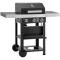 Produktbild: TAINO WABAYA 3+0 Gasgrill Grillwagen 3 Brenner Sear-Burner Schwarz Matt