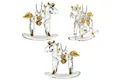 Produktbild: SIKORA Christbaumschmuck BS150 Schaukelpferd Glas Figur Weihnachtsbaum Anhänger 3er Set