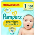 Produktbild: Pampers Windeln Premium Protection, Größe 1, 2-5 kg, Hautkomfort und Stop und Schutz, 180 Stück