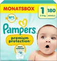 Produktbild: Pampers® Windeln Monatsbox premium protection™ Größe Gr.1 (2-5 kg) für...