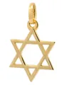 Produktbild: Kettenanhänger Gold Anhänger Davidstern massiv 585 - 14 Karat Gold