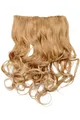 Produktbild: Clip-In Extension Haarverlängerung breit 5 Clip lockig Blond hellblonde Spitzen