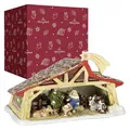 Produktbild: Villeroy & Boch Christmas Toy's Memory Krippe, dekorative Krippe für unter den Weihnachtsbaum, Hartporzellan, bunt, 27 x 16 x 16 cm