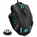 Produktbild: Redragon M908 RGB-Hintergrundbeleuchtung, LED-USB-Gaming-Maus, 18 programmierbare Maustasten, 12400 DPI