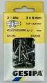 Produktbild: 100 x GESIPA Blindniete ø 3 mm x 6 mm Flachrundkopf für Aluminium