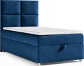 Produktbild: Best for Home Boxspringbett mit Bettkasten Trinity K2-SINGLE 90x200 Bonellfederkern inkl. Topper – Blau