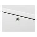 Produktbild: C+P Werkzeugschrank mit Schiebetüren, innen 2 x 4 Böden, H1950xB1600xT400mm Front Rubinrot Korpus Lichtgrau