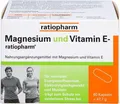 Produktbild: MAGNESIUM UND VITAMIN E-ratiopharm Kapseln 60 St.