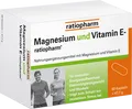 Produktbild: ratiopharm GmbH MAGNESIUM UND VITAMIN E-ratiopharm Kapseln 47,7 g 03935530
