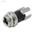 Produktbild: 10 x DC-Einbaubuchse für Hohlstecker 2,5x5,5mm, Buchse Einbau Kupplung Steckdose