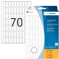 Produktbild: 1 bis 30x HERMA Vielzweck-Etiketten, 8 x 20 mm, weiß, Großpackung BIS 68% RABATT