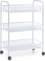 Produktbild: Zeller Etagen-Rollwagen, weiß, Mesh 43,5x26x62,5