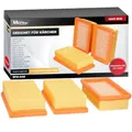 Produktbild: McFilter I 3 Filter für Kärcher WD4 WD5 WD6 I MV4 MV5 MV6 I P V-25/5/22 P S V-30/6/22/T I 2.863-005.0 KWD4 KWD5 KWD6 KNT4 I Flachfaltenfilter I Alternative zu KFI 4410 I für Nass-Trockensauger