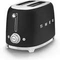 Produktbild: Smeg Toaster TSF01BLMEU 50er Retro Style, 2 Scheiben, 950 Watt, Edelstahl, mattschwarz