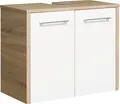 Produktbild: pelipal Waschtischunterschrank Quickset 382 BxHxT 65 x 53 x 33 cm Frontfarbe weiß hochglanz Korpus Eiche natur 382.01651