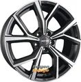 Produktbild: 4x GMP Italia MENTOR Black Diamond 8x18 ET35 5x112 Alufelgen 18 Zoll