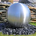 Produktbild: Große Kugel aus Edelstahl für den Bau von Springbrunnen Zierbrunnen Wasserspiel