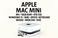 Produktbild: Apple Mac Mini•10+10/C M4•16GB RAM•256GB+4TB SSD•Windows•Office•MU9D3B/A