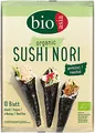 Produktbild: (196,67 EUR/kg) BIOASIA Bio Seetang, geröstet, für Sushi Nori, 25g (10 Blatt)